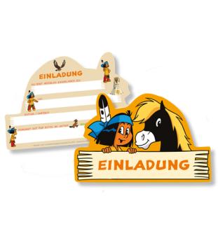 Yakari Party Einladungskarten